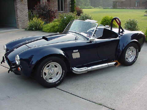 My 1965 A.C. Cobra 427 is a Factory Five Racing kit.