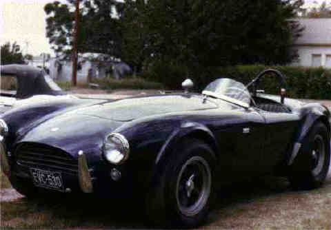 The rarest of the rare - a 1962 A.C. Cobra 260 V-8 racing prototype.  Check out the windshield and rear view mirror!